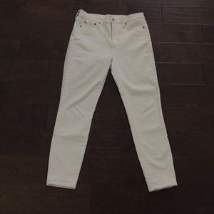 J crew factory white skinny jeans